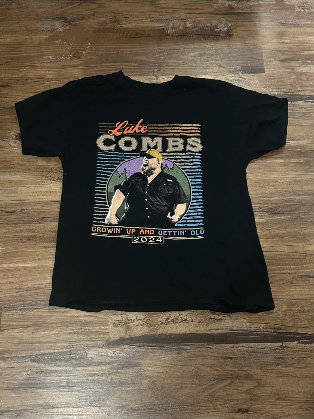 Luke Combs 2024 Tour Tee Large